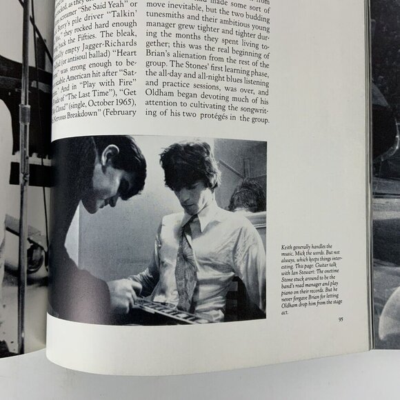 The Rolling Stones Paperback By Robert Palmer Vintage 1983 Rolling Stone Press - Picture 11 of 15